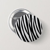 Zebra Print Button (Voorkant /achterkant)