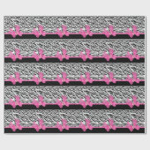 Zebra Print Cadeaupapier (Vlak)