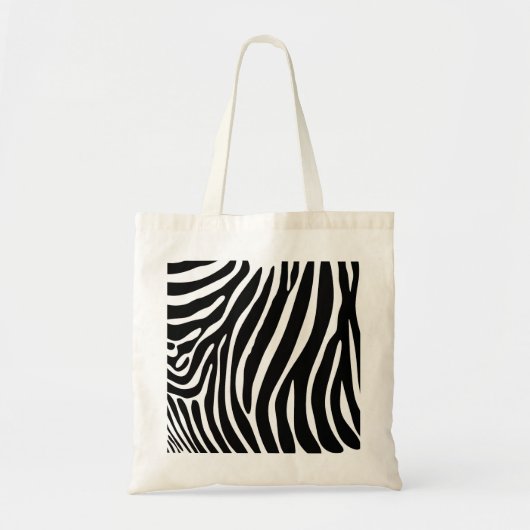 Zebra Print Canvas tas (Voorkant)