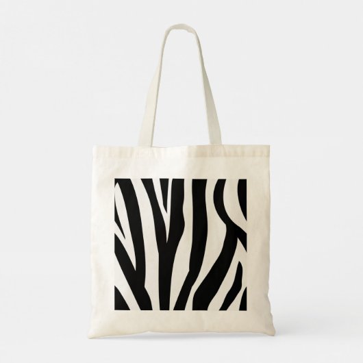 Zebra Print Canvas tas (Achterkant)