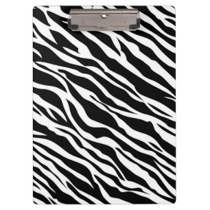 Zebra Print Clipboard Klembord