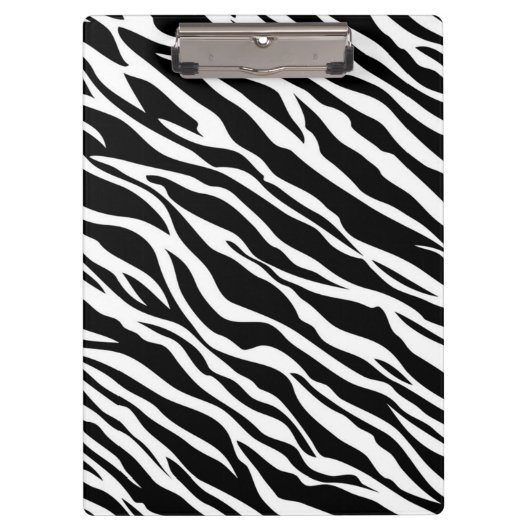Zebra Print Clipboard Klembord (Voorkant)