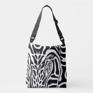 Zebra Print - Crossbody Canvas tas