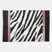 Zebra Print Cuisine Conception de linge de toilett (Horizontal)