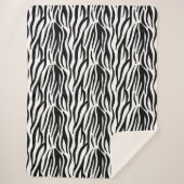 zebra print deken (Voorkant)