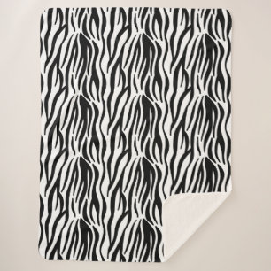 zebra print deken
