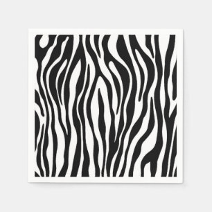 Zebra Print Design Servetten