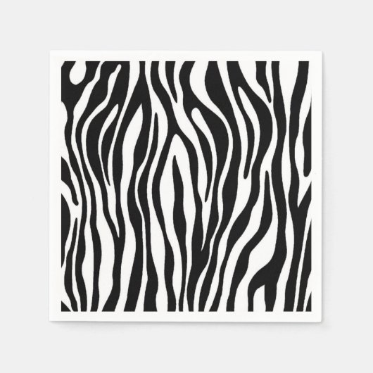 Zebra Print Design Servetten (Voorkant)