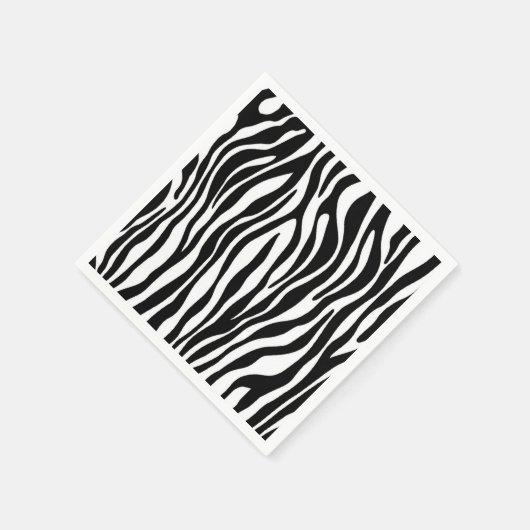 Zebra Print Design Servetten (Hoek)