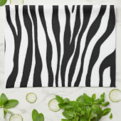 Zebra Print Design Theedoek (Gevouwen)