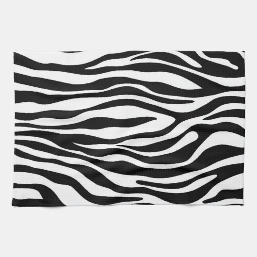 Zebra Print Design Theedoek (Horizontaal)
