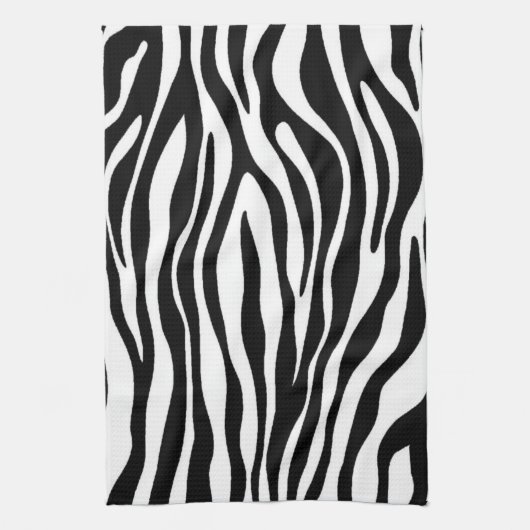 Zebra Print Design Theedoek (Verticaal)