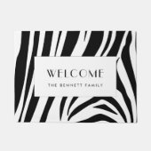  zebra print deurmat (Voorkant)