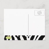 ZEBRA PRINT/DIY EVENT/DE DATUM OPSLAAN AANKONDIGINGSKAART (Achterkant)