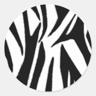 Zebra Print Envelop Seal Sticker