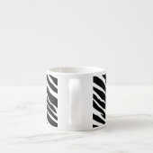 Zebra Print Espresso Mok (Achterkant)