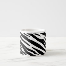Zebra Print Espresso Mok
