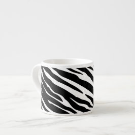 Zebra Print Espresso Mok
