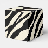 Zebra Print Favor Box Bedankdoosjes (Achterkant)