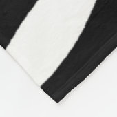 Zebra Print Fleece Deken (Hoek)