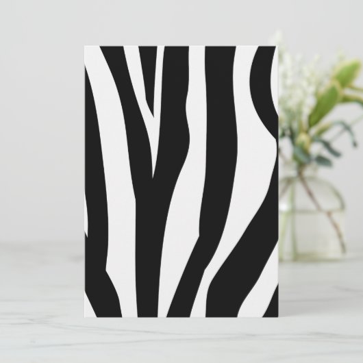 Zebra Print Invitations (Debout devant)
