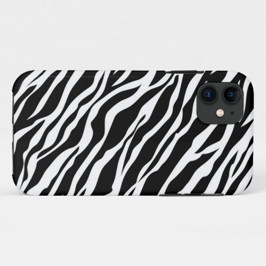 Zebra Print iPhone 5 Coque (Dos (Horizontal))