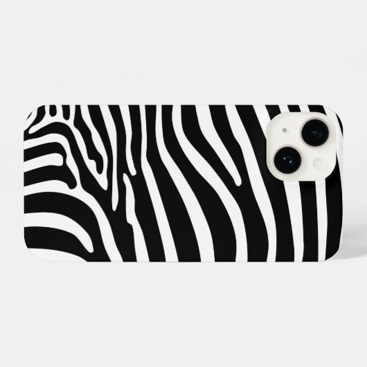 Zebra Print iPhone Hoesje (Achterkant horizontaal)