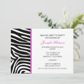 Zebra Print Kaart (Staand voorkant)