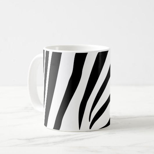  zebra print koffiemok (Voorkant links)