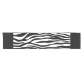 Zebra Print Korte Tafelloper (Horizontaal)