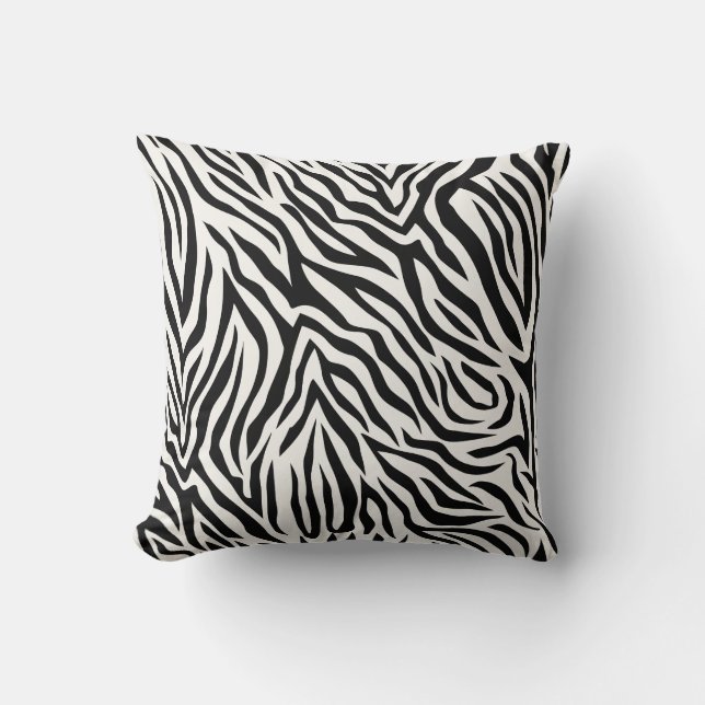 Zebra Print Kussen (Voorkant)