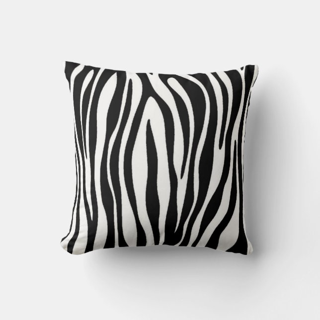 Zebra Print Kussen (Voorkant)