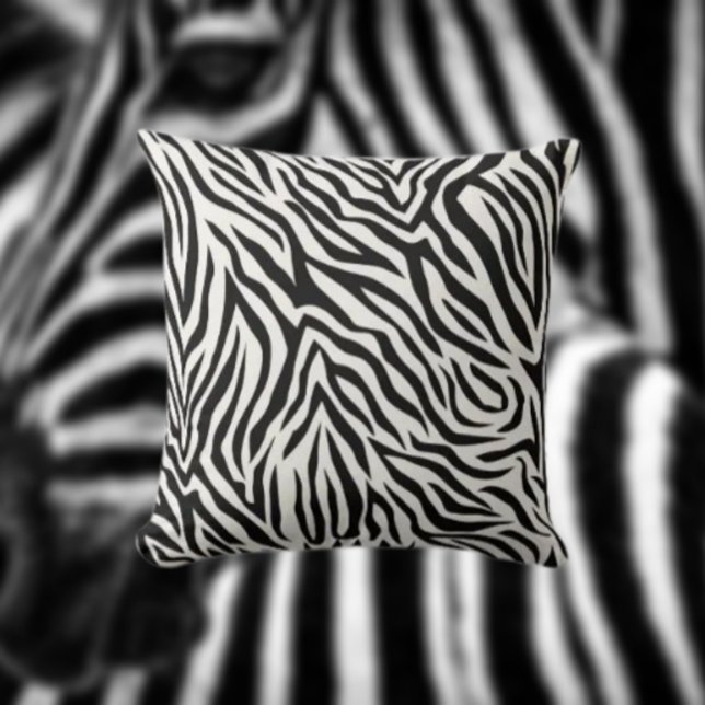 Zebra Print Kussen (Creator heeft geüpload)