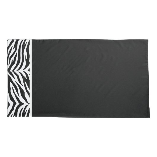 Zebra Print Kussensloop (Achterkant)