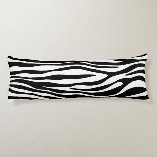 Zebra Print Lichaamskussen (Achterkant)