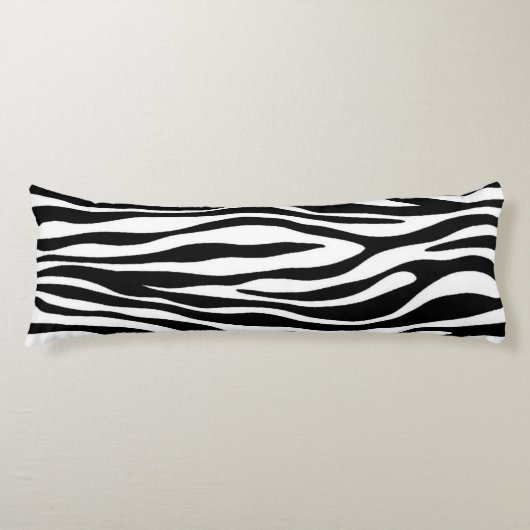 Zebra Print Lichaamskussen (Voorkant)
