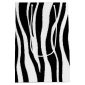 Zebra Print Medium Cadeauzakje (Achterkant)