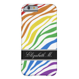 Zebra Print Mix Rainbow Case-Mate iPhone 14 Hoesje