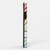 Zebra Print Mix Rainbow iPhone 5 Coque (Dos/Droite)