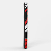 Zebra Print Mix Rode iPhone 5 Hoesje (Achterkant/rechts)