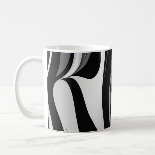 Zebra Print Motif Mug (Gauche)