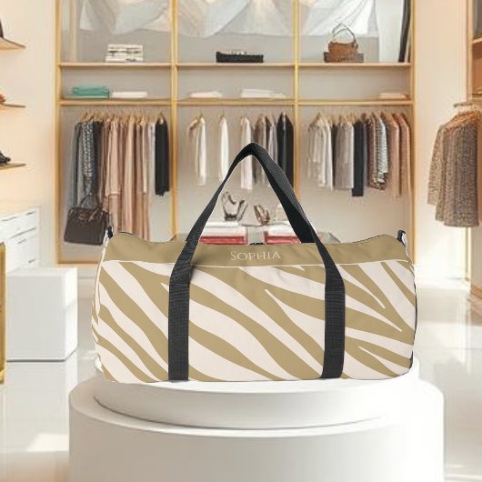 Zebra print-neutraal plunjezak