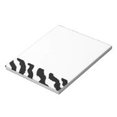 Zebra Print Notitieblok (Gedraaid)