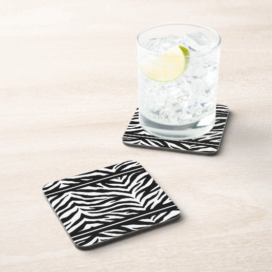 Zebra Print Onderzetter set (Rechterzijde)