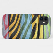 Zebra print op hout #2 Case-Mate iPhone case (Achterkant (horizontaal))