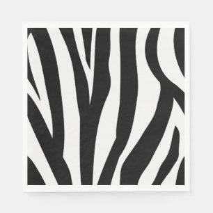 Zebra Print Paper Napkins Servet