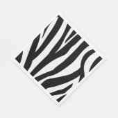 Zebra Print Papieren servetten (Hoek)
