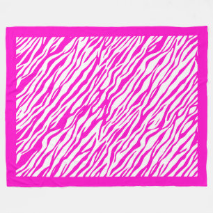 Zebra Print Patroon Fleece Deken