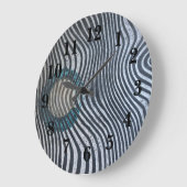 Zebra Print Pattern African Art Decor Grote Klok (Hoek)