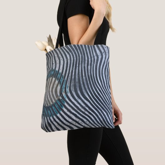 Zebra Print Pattern African Art Draagtas (Dichtbij)